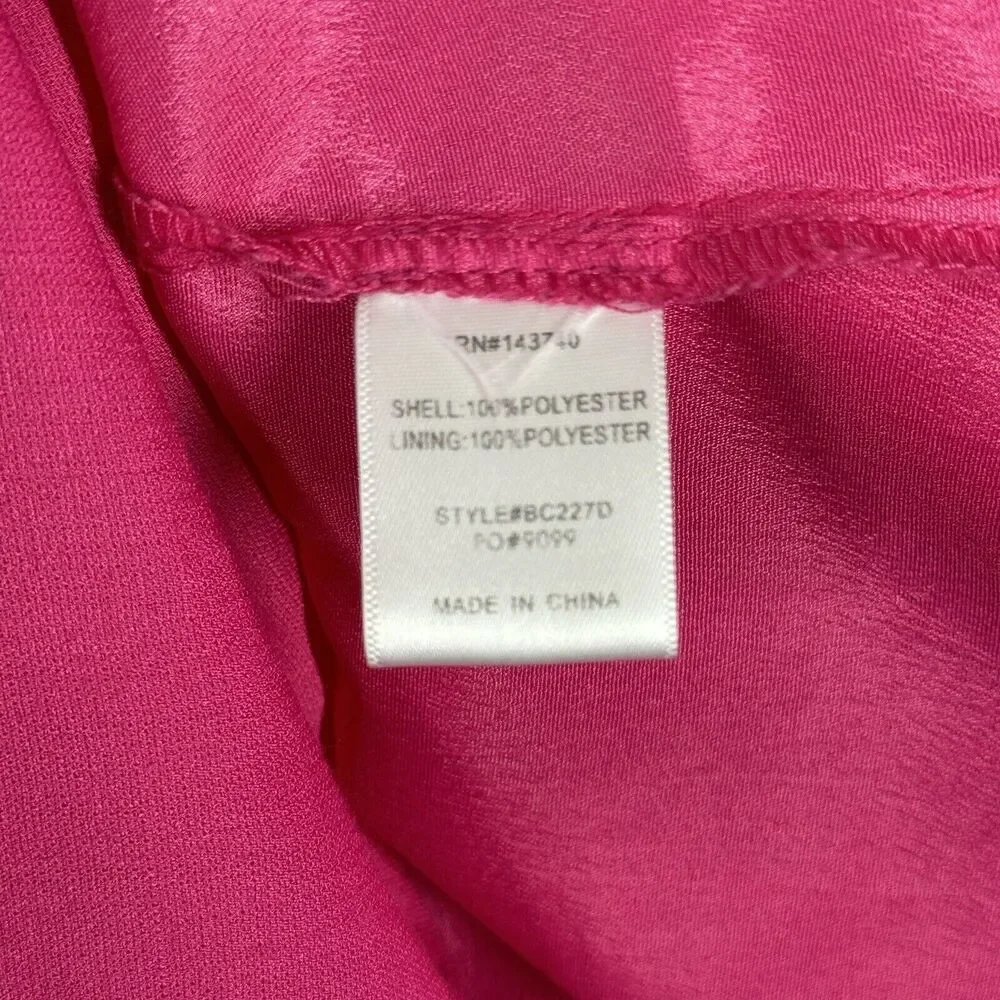 Pink Ruffled Mini Dress - Picture 6 of 8